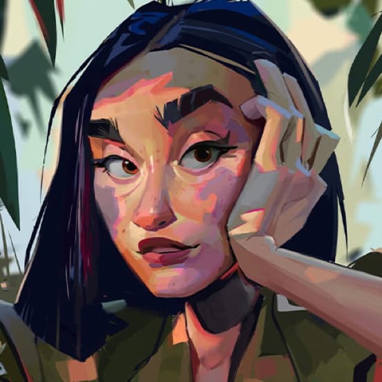 Realistic portrait example