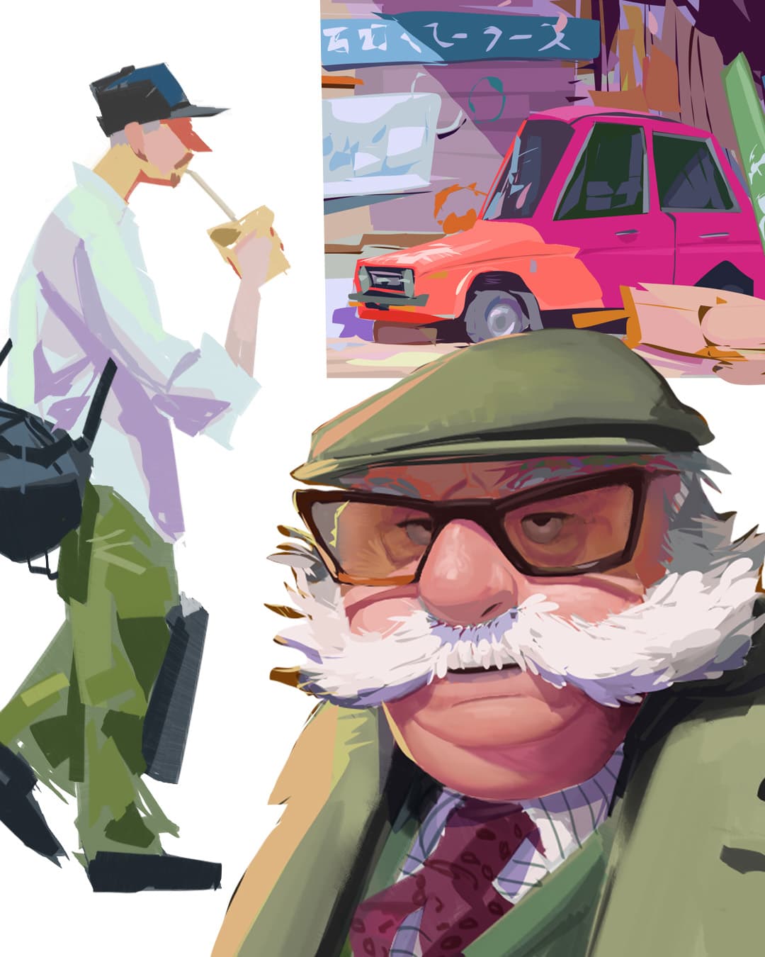 Painting different styles