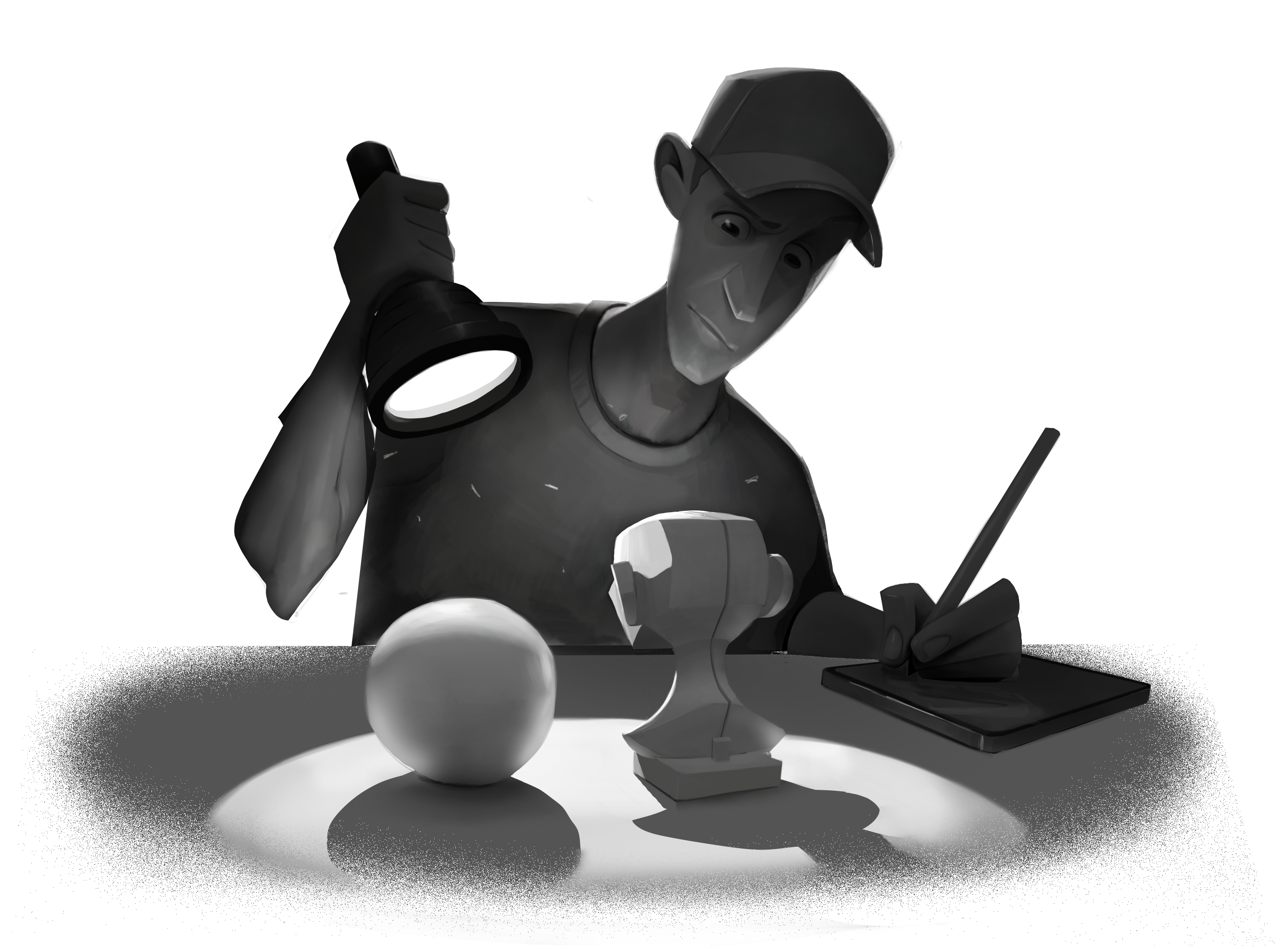 Light shapes demonstration