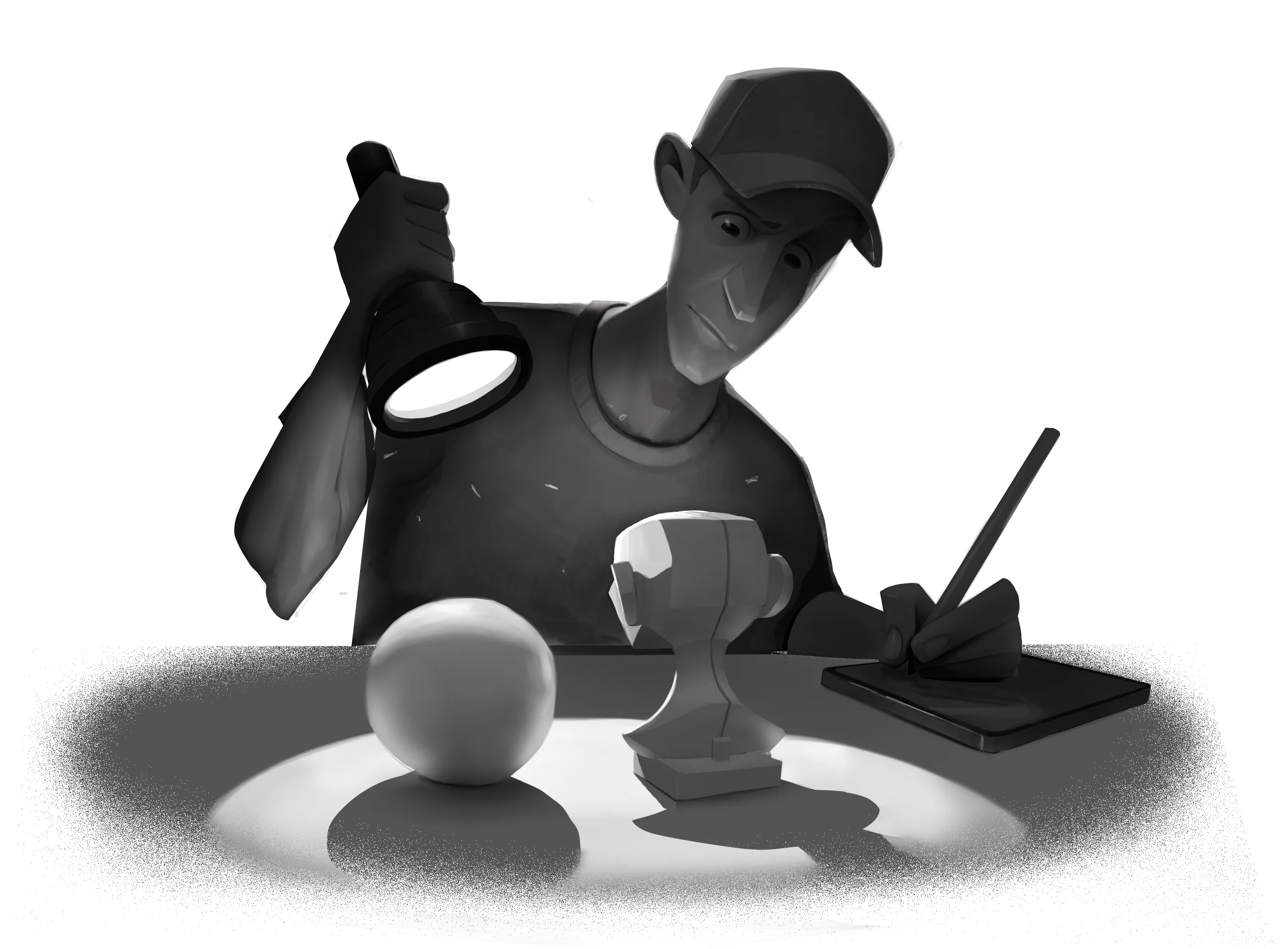 Light shapes demonstration